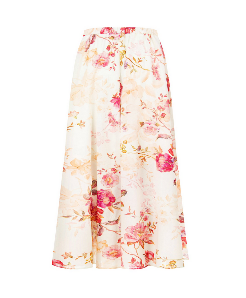 Flower Midi Skirt