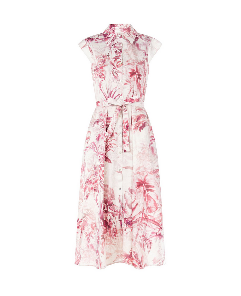 printed Palm Dress
