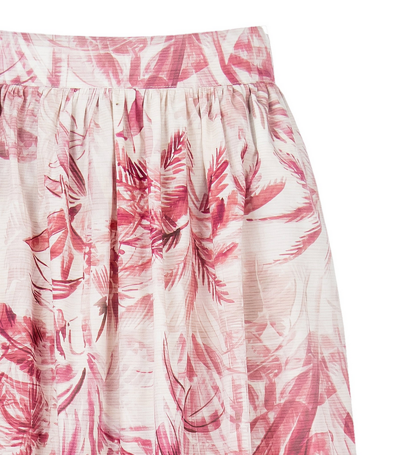 Midi Palm Skirt