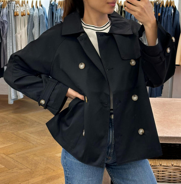 kurze Trench Jacke