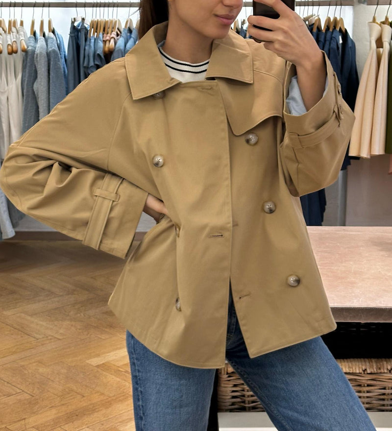 kurze Trench Jacke
