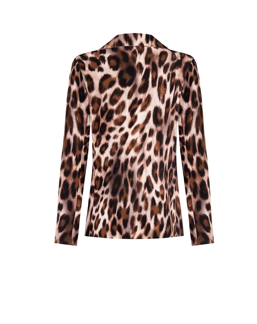 Set | Blazer im Animal Print