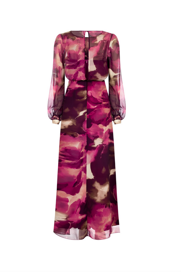 Tie Dye Print Kleid