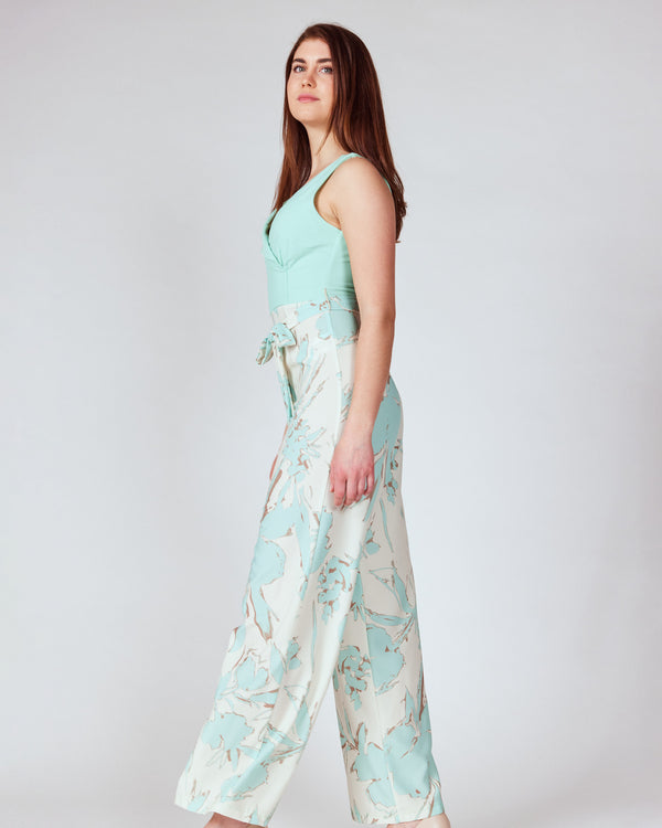 Floraler Overall