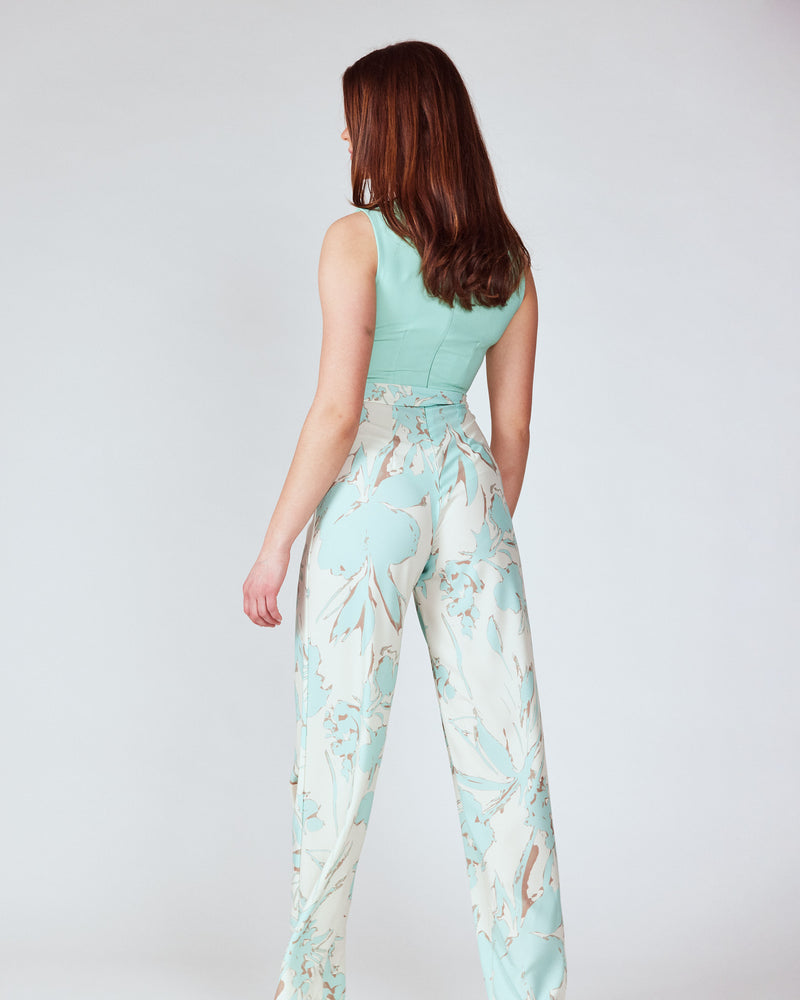 Floraler Overall